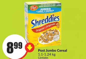 FreshCo Post jumbo cereal offer
