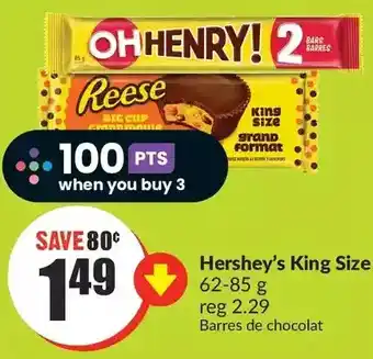 FreshCo Hershey's king size offer