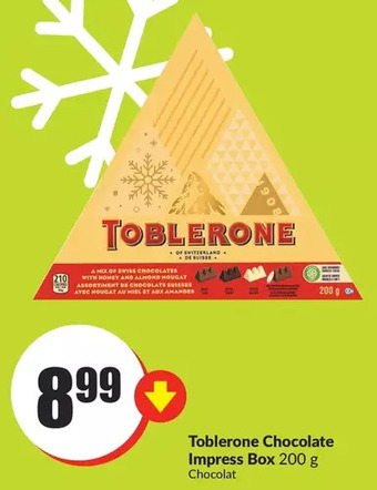 FreshCo Toblerone chocolate impress box offer