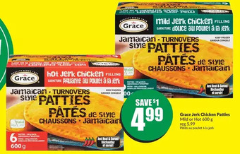 FreshCo Grace jerk chicken patties offer
