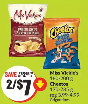 FreshCo Miss vickie's | cheetos offer