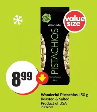 FreshCo Wonderful pistachios offer