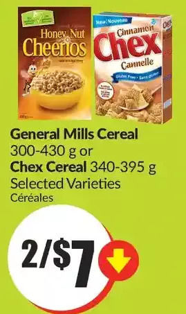 FreshCo General mills cereal or chex cereal offer