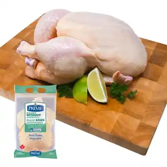 Walmart Maple leaf prime raised without antibiotics fresh whole chicken offer