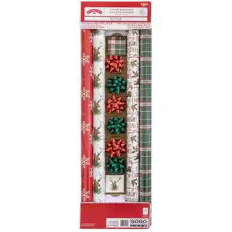 Walmart Gift wrap 4-pack offer