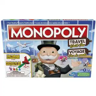 Walmart Connect 4 spin or monopoly travel world tour offer