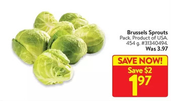 Walmart Brussels sprouts offer