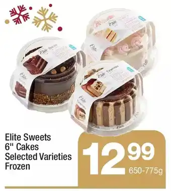 Highland Farms Elite sweets 6" cakes offer