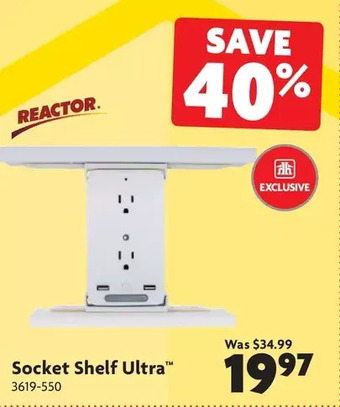 Home Hardware Socket shelf ultra offer