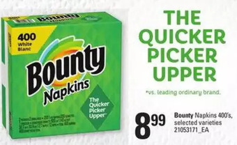 Loblaws Bounty napkins offer
