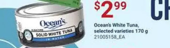 Loblaws Ocean's white tuna offer