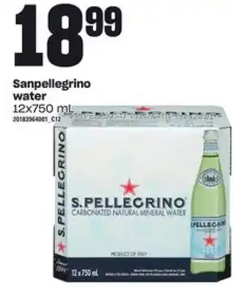 Loblaws Sanpellegrino water offer