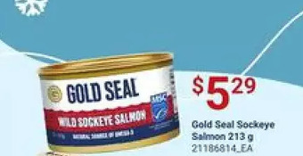 Loblaws Gold seal sockeye salmon offer