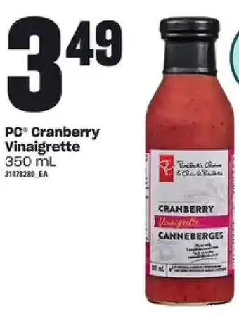 Independent Grocer Pc cranberry vinaigrette offer