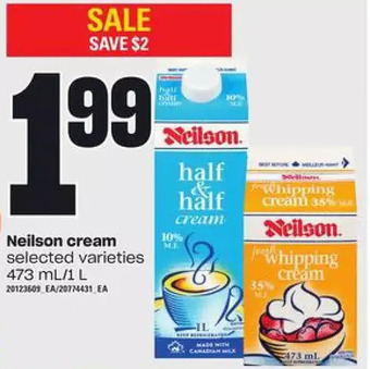 Loblaws Neilson cream offer
