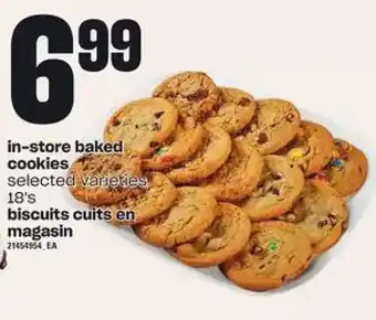 Independent Grocer In-stored baked cookies offer