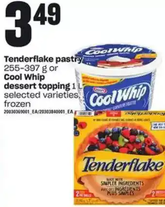 Independent Grocer Tenderflakes pastry or cool whip dessert topping offer