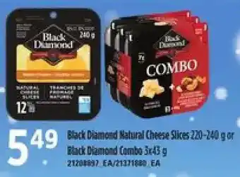 Independent Grocer Black diamond natural cheese slices or black diamond combo offer