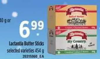 Independent Grocer Lactantia butter sticks offer