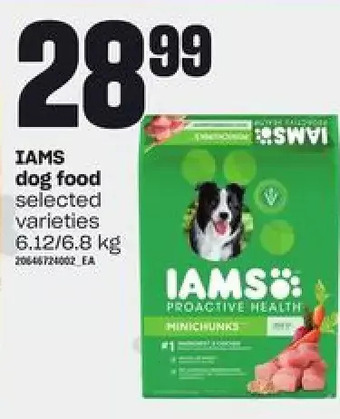 Independent Grocer Iams dog food offer