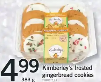 Fortinos Kimberley's frosted gingerbread cookies offer