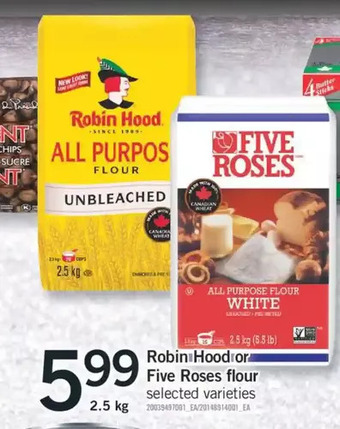 Fortinos Robin hood or five roses flour offer