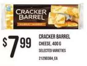 Independent Grocer Cracker barrel cheese offer
