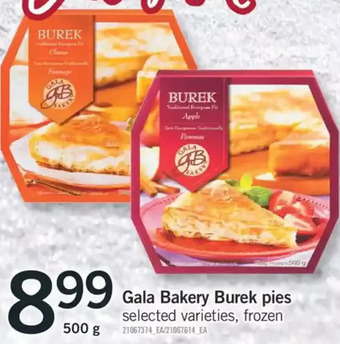 Fortinos Gala bakery burek pies offer