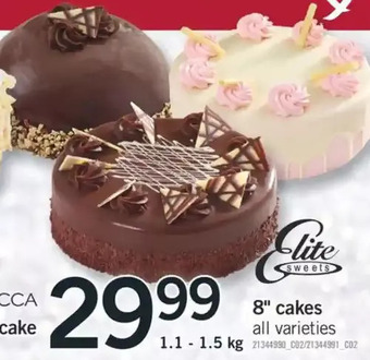 Fortinos 8" cakes offer