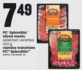 Valu-mart Pc splendido sliced meats offer