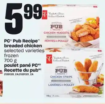 Valu-mart Pc pub recipe breaded chicken offer