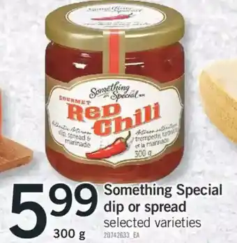 Fortinos Something special dip or spread offer