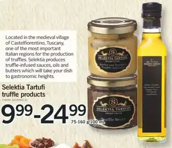 Fortinos Selektia tartufi truffle products offer
