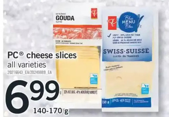 Fortinos Pc cheese slices offer