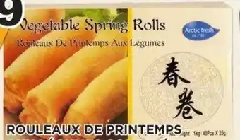 Kim Phat Artic Fesh 1 kg Frozen Vegetable Spring Rolls offer