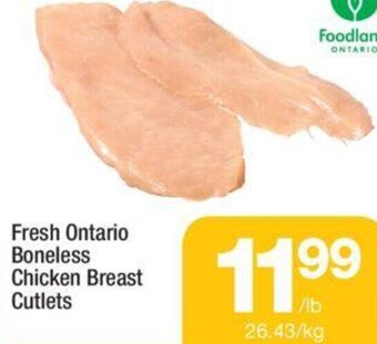 Highland Farms Fresh Ontario Boneless Chicken Breast Cutlets offer