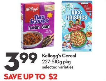 Longo's Kellogg's cereal offer