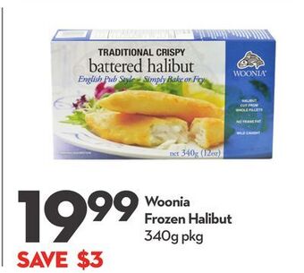 Longo's Woonia frozen halibut offer