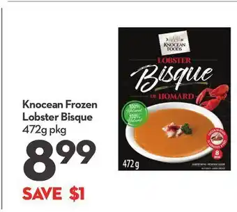 Longo's Knocean frozen lobster bisque offer