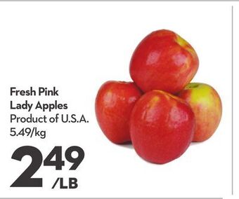 Longo's Fresh pink lady apples offer