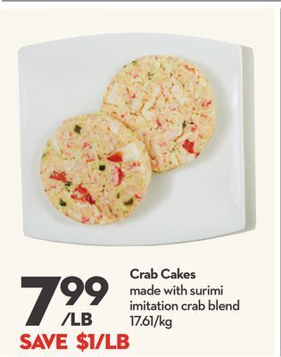 Longo's Crab cakes offer