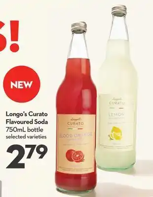 Longo's Longo's curato flavoured soda offer