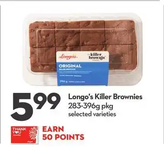 Longo's Longo's killer brownies offer
