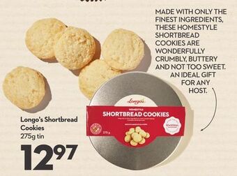 Longo's Longo's shortbread cookies offer