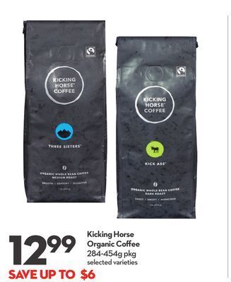 Longo's Kicking horse organic coffee offer