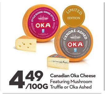 Longo's Oka cheese offer