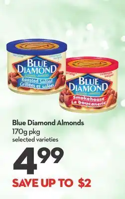 Longo's Blue diamond almonds offer