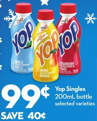 Longo's Yop singles offer