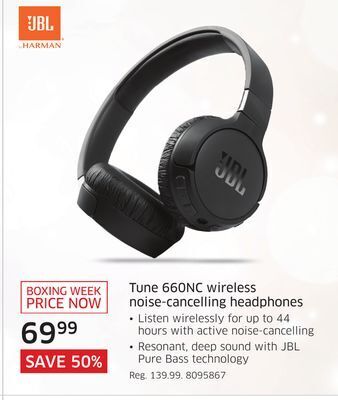 The Source Jbl tune 660nc wireless noise-cancelling headphones offer