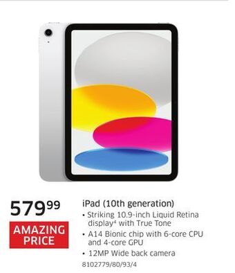 The Source Apple ipad (10th generation) offer